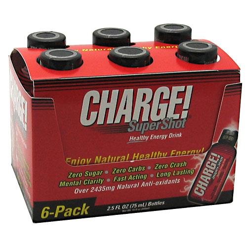 Labrada Charge Supershot, 2.5 fl oz 6- 2.5 fl oz (75 ml); 15 fl oz (444ml)