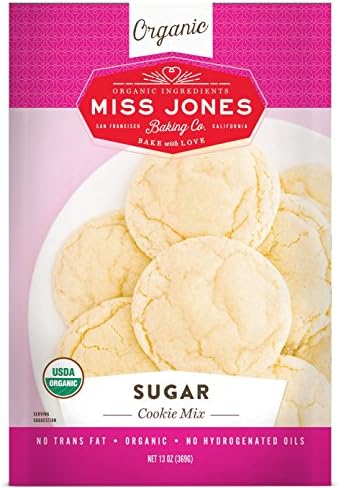 Miss Jones Baking Organic Cookie Mix, Sugar (Pack of 1)