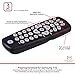 GE Universal Remote Control for Samsung, Vizio, Lg, Sony, Sharp, Roku, Apple TV, RCA, Panasonic, Smart TVs, Streaming Players, Blu-Ray, DVD, Simple Setup, 3-Device, Black, 24991thumb 2