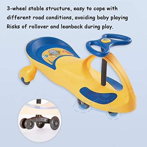 Size 家電 カメラ B085gc9zqr Color 大型家電 新作製品 世界最高品質人気 Blue ツイストカー 子供の滑りやすい女の子の車 赤ちゃん滑りやすい車をスイング 遊び場 リビングルームに適したユニバーサルホイールアンチロールオーバー おもちゃの車