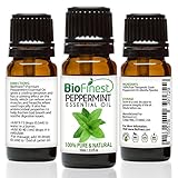 BioFinest Peppermint Oil - 100% Pure Peppermint Essential Oil - Therapeutic Grade - Premium Quality - Best For Aromatherapy, Headaches and Migraines Relief - FREE E-Book (10ml)
