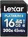 Lexar Platinum II 300x SDHC 16GB UHS-I/U1 (Up to 45MB/s Read) Flash Memory Card - LSD16GBBNL300