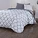 Royhom Duvet Cover for Weighted Blankets 60 x 80 Inches - Removable Weighted Blanket Cover - Soft Minky Dot, Printed White