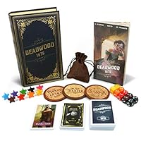 Deadwood 1876 Board Game - Old West Game for Friends and Family - A Game of Cards, Strategy, Deceit, and Luck for 2-9 Players