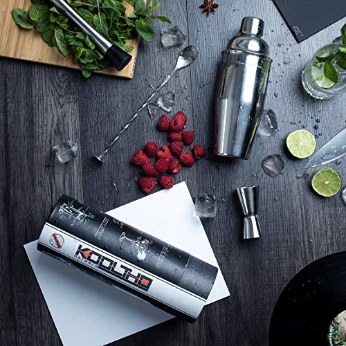 Cocktailmixer Set Cocktail Shaker Edelstahl, Geschenk für Frauen Männer, Cocktailshaker 750ml Messbecher cl Bar Stößel… – Bild 6