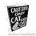 Crazy Cat Lady Lives Here Wooden Sign - Funny Cat Mom Decor, Pet Owner Wall Art, Made in USA
