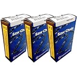 Set of 3 Husqvarna Chainsaw 24" Chain H48 084G 3/8 .058"