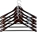 Utopia Home Premium Quality Wooden Hangers - Suit - Coat Hangers - Set of Wooden Hangers - Pack of 6 - Retro