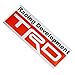 Car Styling 3D Racing Development TRD Sticker Emblem Decal for Toyota Car Tail Fender Exterior Body Decoration
