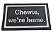 FloorMatShop Star Wars Chewie We're Home Funny Novelty Carpet Nylon Indoor Welcome Entrance Mat Approx. 2' x 3' Surged Edge Made in The USA