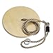 PELLOR Children Kids Wooden Round Disc Plate, Swing Seat with Adjustable Rope Outdoor Play Equipment