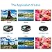 Phone Camera Lens, 5 in 1 Cell Phone Camera Lens 0.5x Wide Angle Lens+15x Macro Lenses +230° Fisheye Lens +CPL +Star Lens Compatible for iPhone x 8 7 6 6s plus Samsung Huawei Android Smartphone
