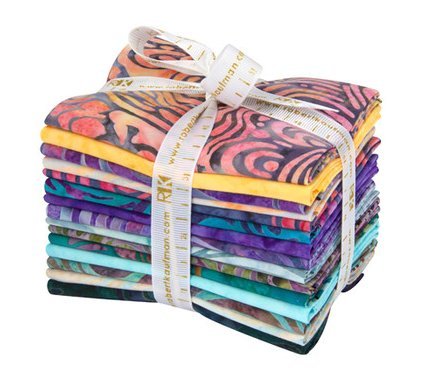 Lunn Studios Artisan Batiks Portofino 2 15 Fat Quarter Bundle Robert Kaufman Fabrics FQ-1087-15