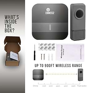 Wireless Doorbell Home Kit With Over 50 Chimes Variety