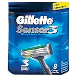 Gillette Sensor 3 Razor Blades - 8 pack