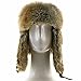 ULTRAFINO Ushanka Trooper Russian Pilot Aviator Leather Winter Trapper Hat SIZES
