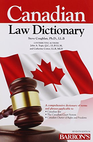Download Canadian Law Dictionary
