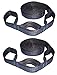 Cutequeen Double Nest Nylon Fabric Hammock with Multi Loops Tree Straps (Black/Purple)