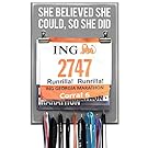 She Believed She Could So She Did - Medal Hanger - Gray - 9 Hooks