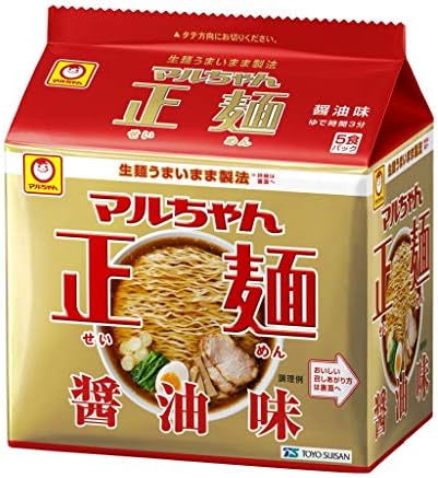 マルちゃん正麺醤油味 5p 6個 ラーメン