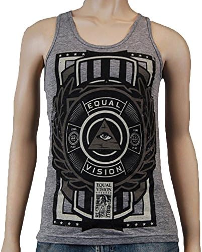 Equal Vision Records Men's Wreath Mens Tank Medium Grey