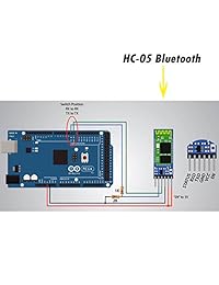 Arduino Módulo Bluetooth HC 05 Breakout, configura como maestro o esclavo, para Arduino Bluetooth proyectos y Arduino IDE, por makerdoit