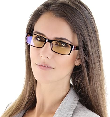Salviso Blue Blocker Glasses - Blue Light Blocking Computer Glasses for Reducing Eye Strain and Eye Fatigue and Promoting Better Sleep - - Model: NEW, Slim Pink