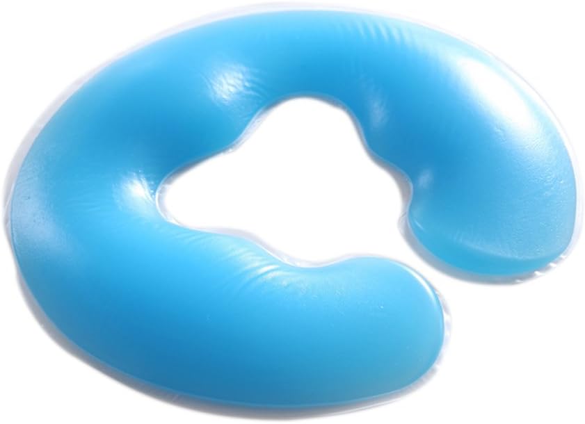 Youzpin Health Care Silicon Spa U Shape Pillow Spa Gel Pad Face Rest Body Massage Cradle Cushion,Soft Massage Face Pillow: Home & Kitchen