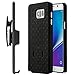 Note 5 Case, Moona Shell Holster Combo Case for Note 5 with Kickstand and Belt Clip - Note 5 Belt Clip Case, Note 5 Holster Case, Note 5 Thin Case