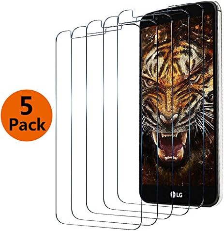 LG Stylo 3 Screen Protector, LG Stylo 3 Plus Screen Protector, Taken One (5 Packs) LG Stylo 3 / Stylo 3 Plus Tempered Glass Screen Protector [VALUE-PACK]