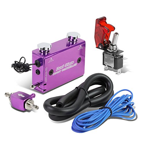 Dual Stage Turbocharger Boost Electronic Controller Kit + Rocket Switch (Purple) - Thumbnail 5