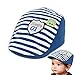 AStorePlus® Baby Boys Route Stripes Elastic Cotton Newsboy Ivy Cap Children Hat, Dark Blue