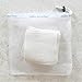 Organic American-Grown Cotton Reusable Makeup Remover Pads with Laundry Bag - Ultra Soft Sherpa, Eco friendly, Chemical + Dye-free (Set of 5 Wipes)