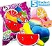 6-Pack Prime Slow Rising Fruit Squishes - Kawaii Watermelon, Pink Grapefruit, Cosmic Berry, Groovy Peach, Jumbo Banana + Bonus Cake