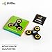 Anti-Stress Spinner | PREMIUM Fidget Hand Spinner Toy Stress Reducer Relieves ADHD Anxiety and Boredom With Premium Hybrid Ceramic Bearing - Black & Yellow Color