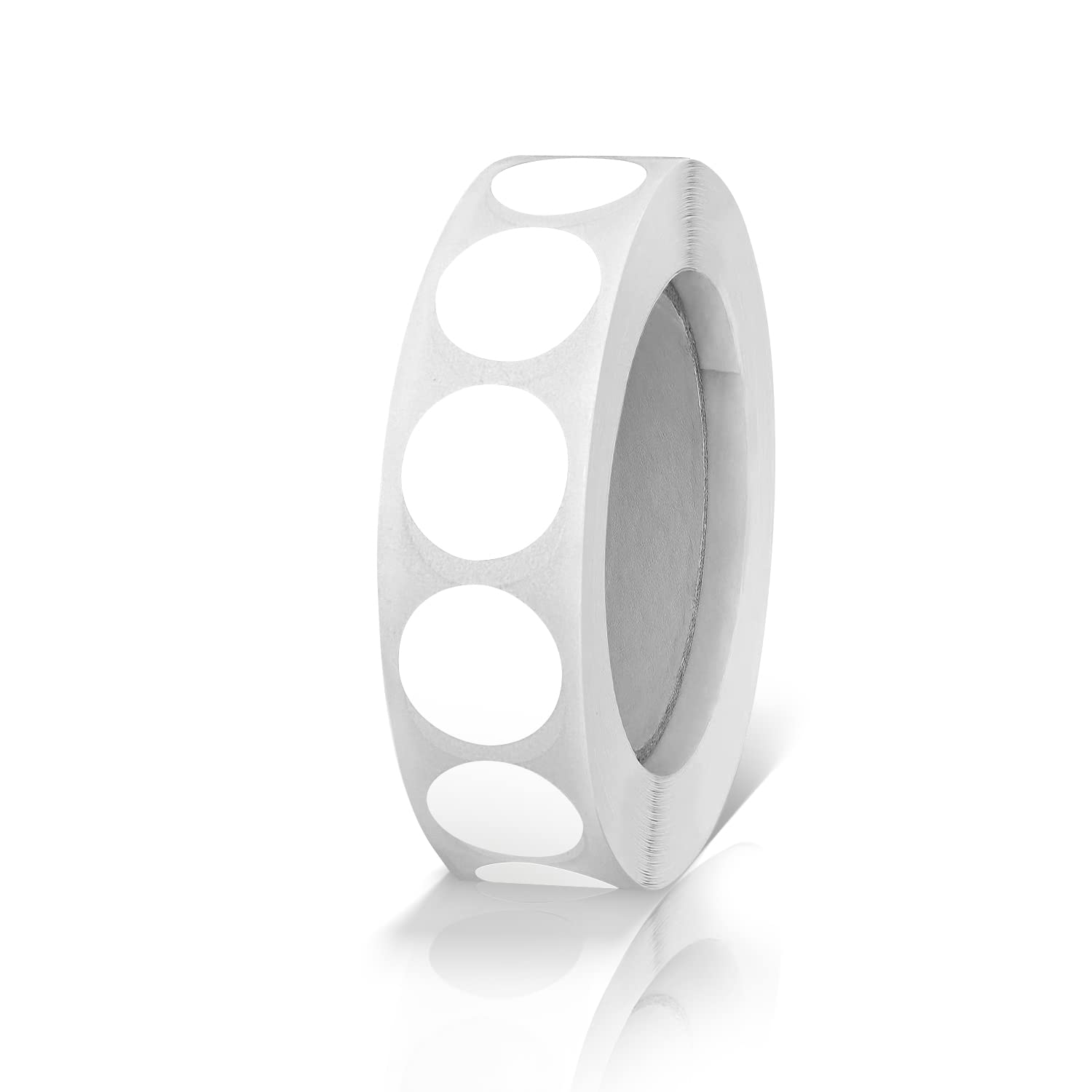 Meitaat Round Stickers White 13mm Circle Labels with Color Coding Dot Sticker Waterproof Removable Roll of 1000