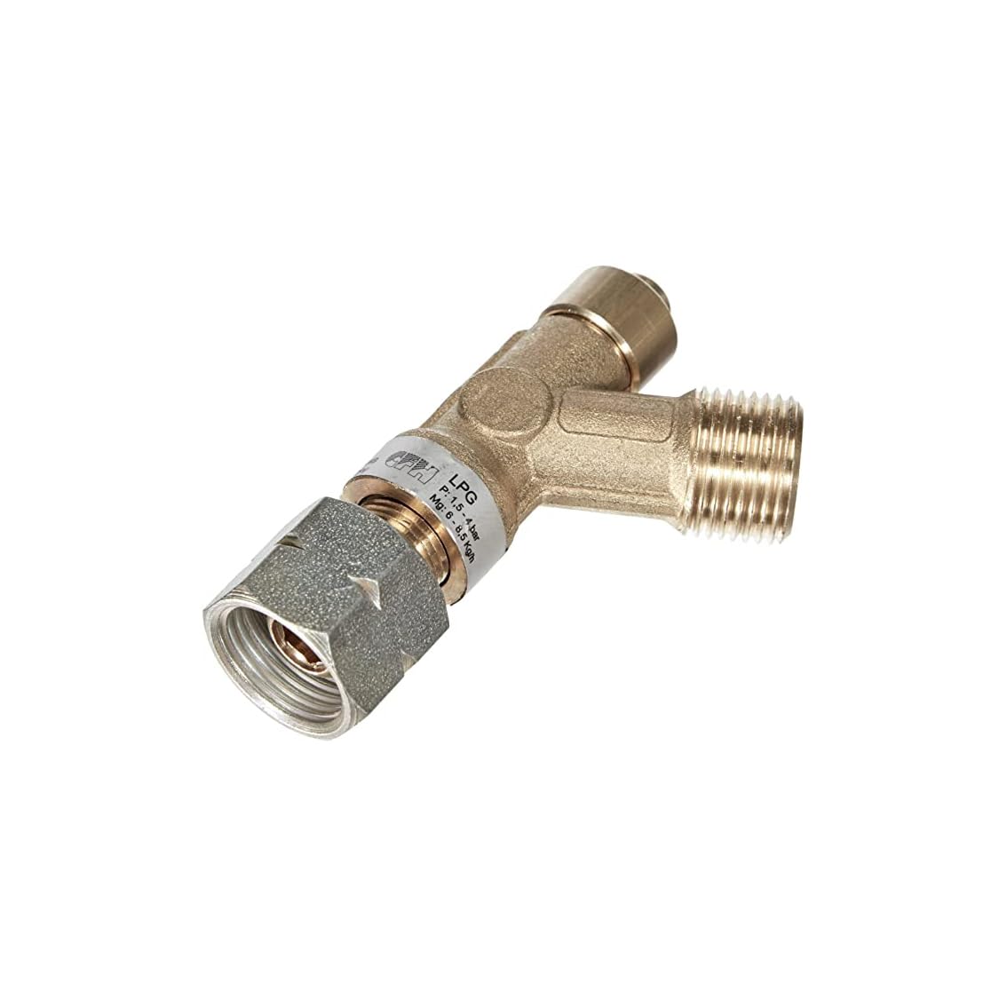 CFH Hose Break Protection 1.5-4 Bar SB 118 - G 3/8 Inch LH Connection, Flow Monitor, Safety Device Stops Gas Reliably in The Event of Hose Breakage, DVGW Certified, Quality Made in Europe
