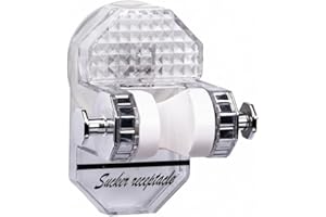 CHICHAUS Handheld Shower Head Holder Adjustable Height with 2 Hooks, Suction Cup Shower Sprayer Holder Releases and Reposition Easily，Wall Mounted No need to Drill Holes (White)