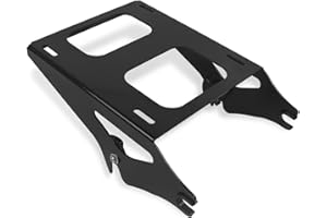 CHIFUN Luggage Rack Rear Cargo Rack Compatible with Harley 2014-2024 Touring Road King Electra/Road/Street Glide Black Steel 