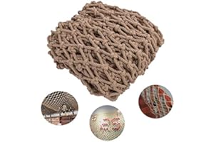 Rope Net for Playground, Children Climbing Net Stair Safety Net Balcony Net Pets Anti Falling Net Cargo Net Indoor Ceiling De