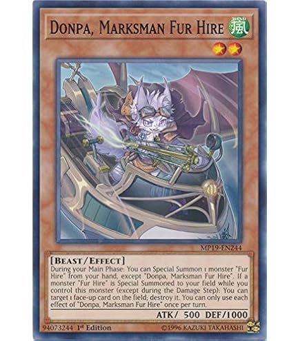 Yu-Gi-Oh! Helmer, Helmsman Fur Hire Card – MP19-EN246 Common 1st Edition – From 2019 Gold Sarcophagus Tin Mega Pack