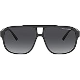 Armani Exchange mens Ax4074s Rectangular Sunglasses