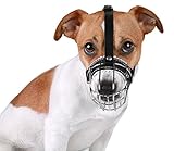 BronzeDog Wire Basket Dog Muzzle Jack Russell