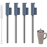 KLOWOAH Replacement Straws Compatible With Brumate Era 30 oz Tumbler, with 1 Brush (4 Pack)