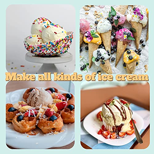 ARLIME Ice Cream Maker Machine, 1.1Quart Automatic Electronic Gelato