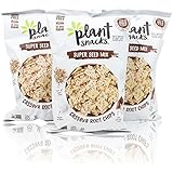 Plant Snacks Super Seed Mix Cassava Root Chips, Vegan, Big-8 Allergen Free, Non-GMO Project Verified, Gluten Free, Grain Free, No Added Sugar, 5 oz Bags, Pack of 3