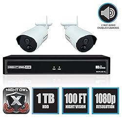 Night Owl WNVR201-42P-B 4 Channel 1080p Wireless