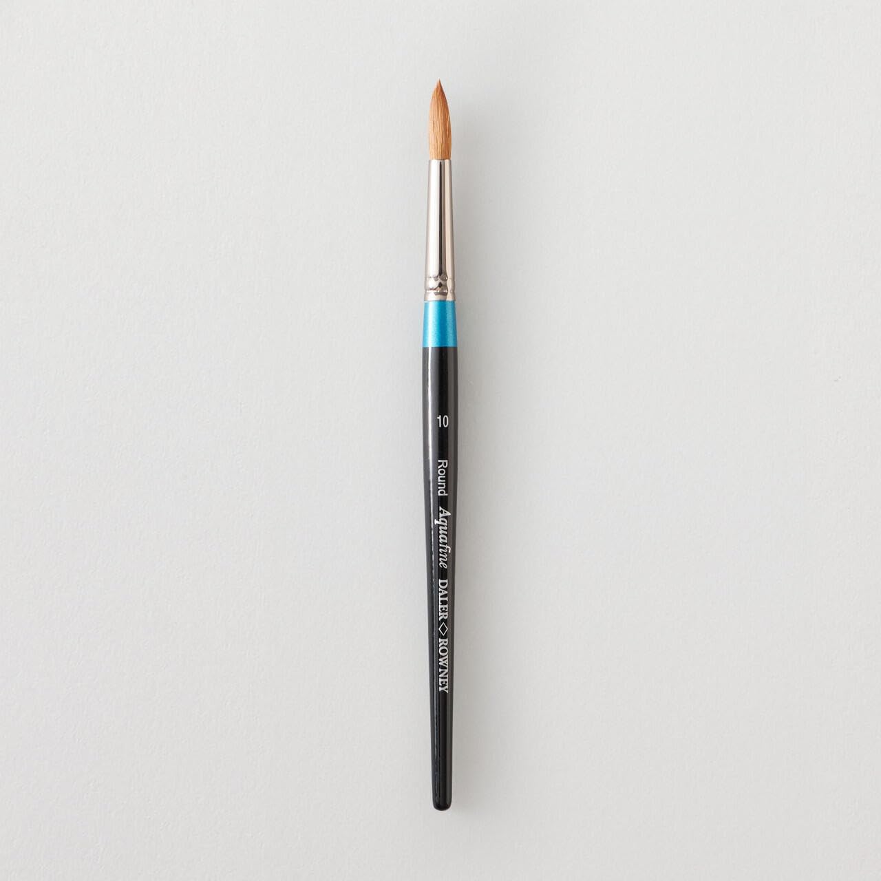 Daler-Rowney Aquafine Watercolour Brush, Natural Sable Hair, Short Handle, Round, 10