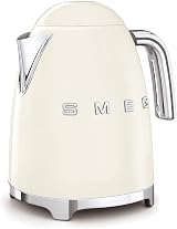 Smeg 50s Style Breakfast Set KLF03CRUK TSF03CRUK Cream 1.7L 3000W Toaster Kettle view 6