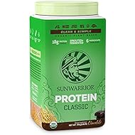SUNWARRIOR Organic Brown Rice Protein Chocolate, 750 GR